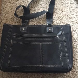 Big black chic modern bag